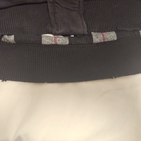 🟢🧥 Aeropostale Faded Black Jacket Hoodie Fully Lined Size M - Picture 8 of 8